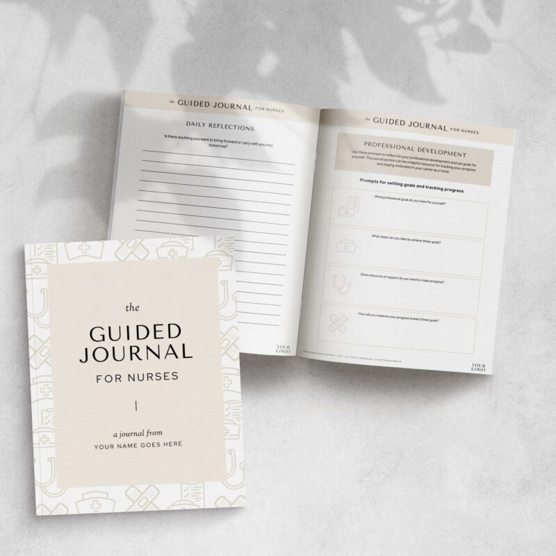 Guided journal for nurse