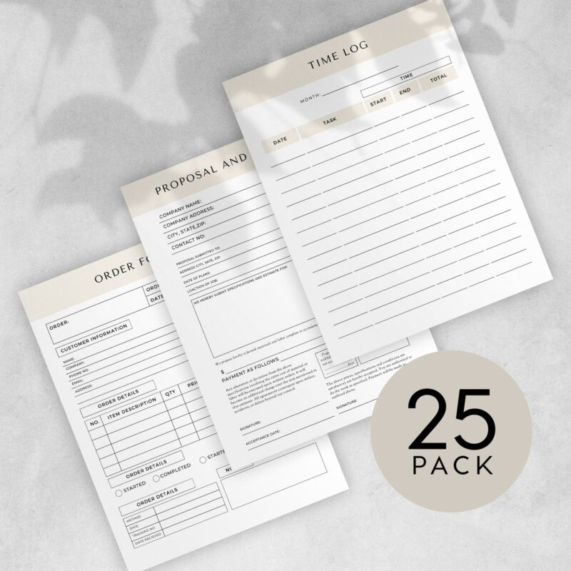 Business Forms Bundle Template Pack2